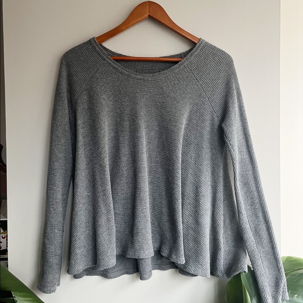 Lightweight Grey Sweater Top